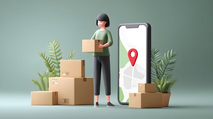 mobile app for real time parcel delivery updates