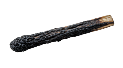 close up of black and white matches