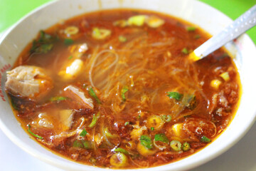 a bowl of soto tauto
