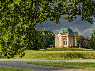 White Pavilion in the Karlsaue State Park in Kassel