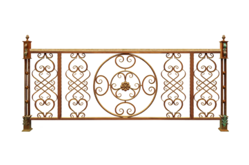 Railings, internal fencing. C.