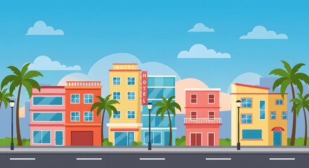 Cityscape Vector Illustration