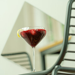 Trendy Cocktails & Wellness Drinks Photography - Chaga, Matcha & Adaptogenic Elixirs, Artisanal Mixology - Vibrant Flat Lays & Pour Shots, Pumpkin spice espresso tonic, 