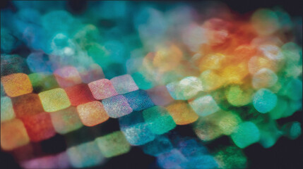 Abstract vibrant color background design, AI generated.