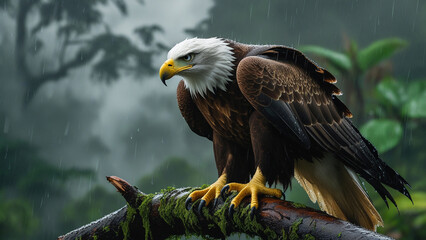 bald eagle in flight