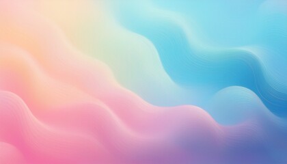 Obraz premium colorful pastel gradient background banner with soft rainbow color light blue and pink soft blur