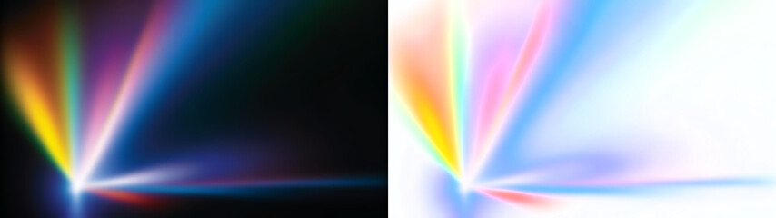 Emerald light arc with prism glow and soft transparent effect. This elegant PNG Overlay features graceful blue-green light and curved shimmer lines on a transparent background.