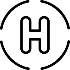 Helicopter symbol Icon
