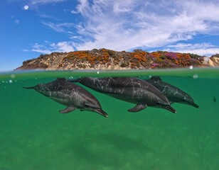 Fototapeta premium fish in the ocean
