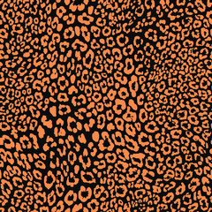 Trendy Elegant shape vector blurred earth skin tones trendy leopard animal skin wild life hand drawn seamless pattern wrapping paper decorative,  print canvas repeatable pattern, Fashionable Luxury 