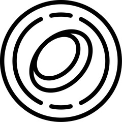Flying disc Icon