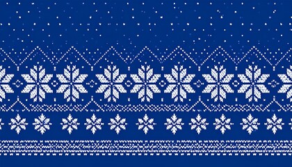 Winter pattern, knitted design (1)