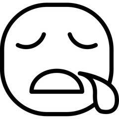 Face sleepy Icon