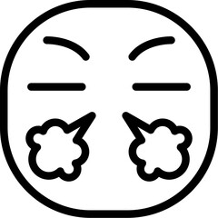 Face nose steam Icon