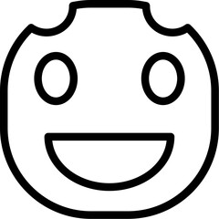 Face grin wide Icon