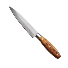Sharp paring knife with wooden handle for precise kitchen cutting and gourmet food preparation tasks