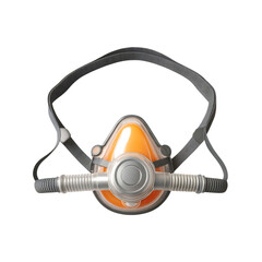 Protective respirator mask for safety and health isolated on transparent background