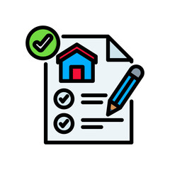 Asset Register lineal color icon