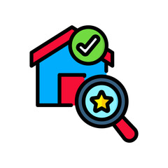 Appraisal lineal color icon