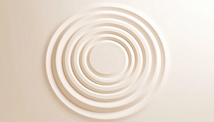 Fototapeta premium Abstract Geometric Concentric Circles Pattern Design