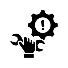 Repairing glyph icon