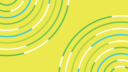 サークルの抽象的サイバーイメージ背景　夏色