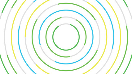 サークルの抽象的サイバーイメージ背景　夏色