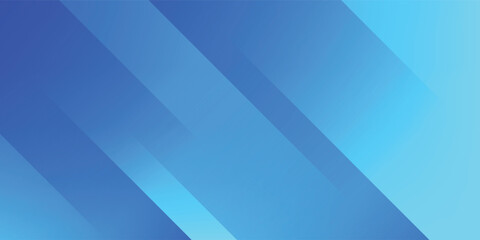 Abstract blue Geometric banner design background.