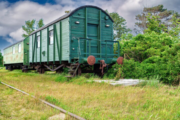 stillgelegter Eisenbahnwaggon
