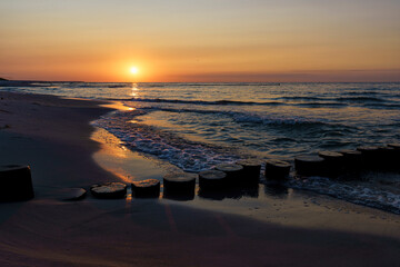 Sonnenuntergang &uuml;ber der Ostsee