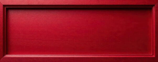 Deep crimson wooden frame backdrop, rich grain, photo, deep