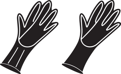 Hand Protection and Safety Glove Icons