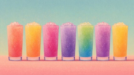 Row of colorful candles illuminating a space with soft light and ample copy space for text in a festive setting