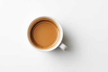 cup of coffee on white background/Coffee Day	