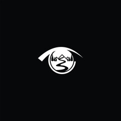 Eye-catching logo displaying a nature scene, reflecting outdoor inspiration