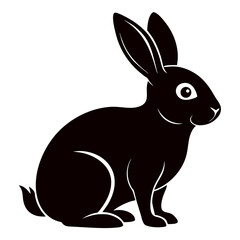 Obraz premium victor black rabbit