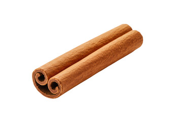 Isolated Cinnamon Stick Spice Detail