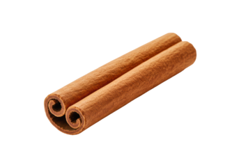 Isolated Cinnamon Stick Spice Detail