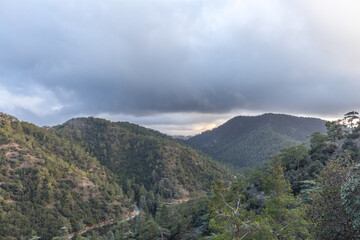 view of the cedar valley in Cyprus