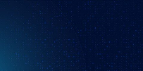 Dot  white blue pattern screen led light gradient texture background. Abstract  ai technology big data digital background. 3d rendering.