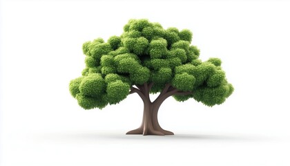 Obraz premium Template For A Logo Featuring An Oak Tree Design, Perfect For Businesses Or Organizations Wanting To Convey Strength And Endurance.