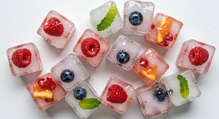 Fruit-Infused Ice Cubes