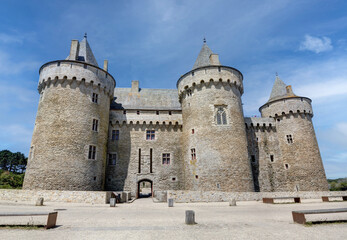 Château de Suscinio à Suscinio  dans le département du Morbihan - Bretagne