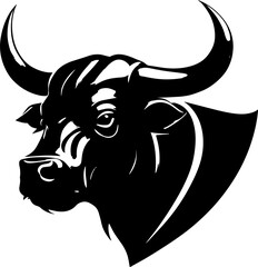 Bull head logo icon