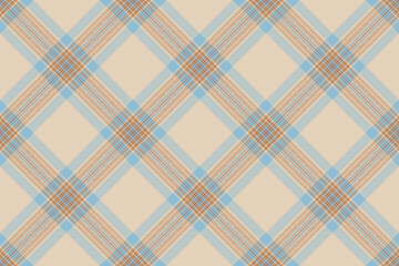 Twill tartan texture seamless, french fabric pattern vector. Tough plaid check background textile in light and cyan colors.