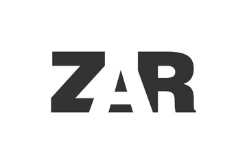 ZAR logo design. Initial letter Z A R bold font style for tech startups, consulting, corporate branding. Creative company name, headlines typography identity, trendy logotype.