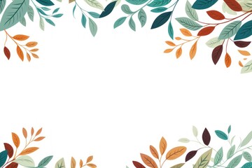 Obraz premium Leaf Border Clipart leaves leaf illustration.