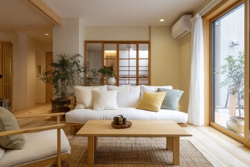 Cozy Japanese-style living room