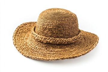 Straw hat sun countryside protection.