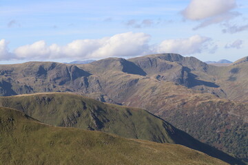 Fototapeta premium Lake district national park, England, east lakes fells